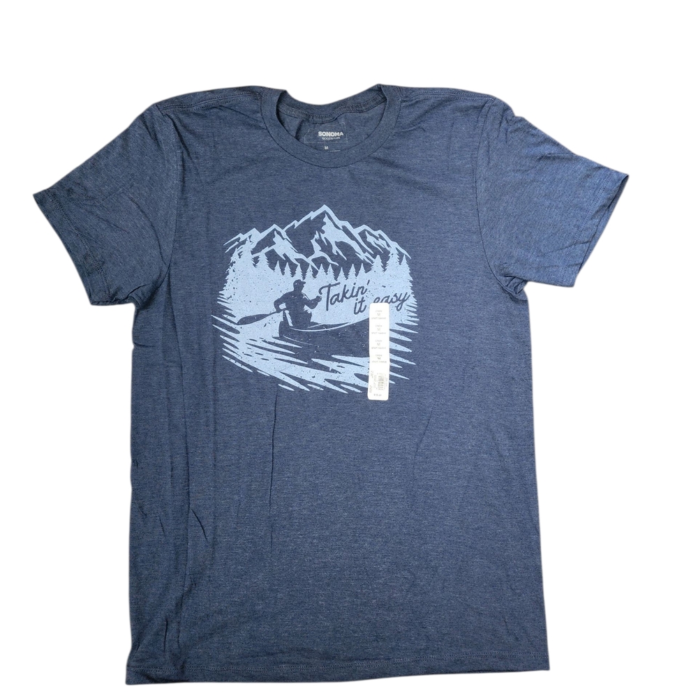 Sonoma Men's Navy Graphic Tee